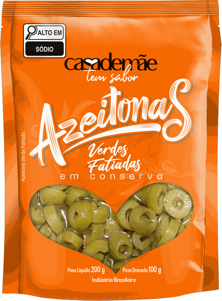 Azeitonas Verdes Fatiadas 200g
