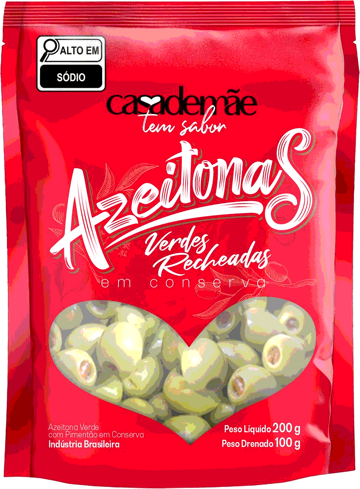Azeitonas Verdes Recheadas 200g