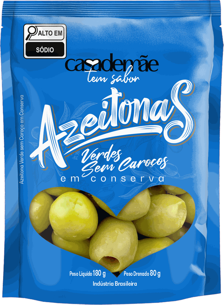 Azeitonas Verdes sem Caroço 180g