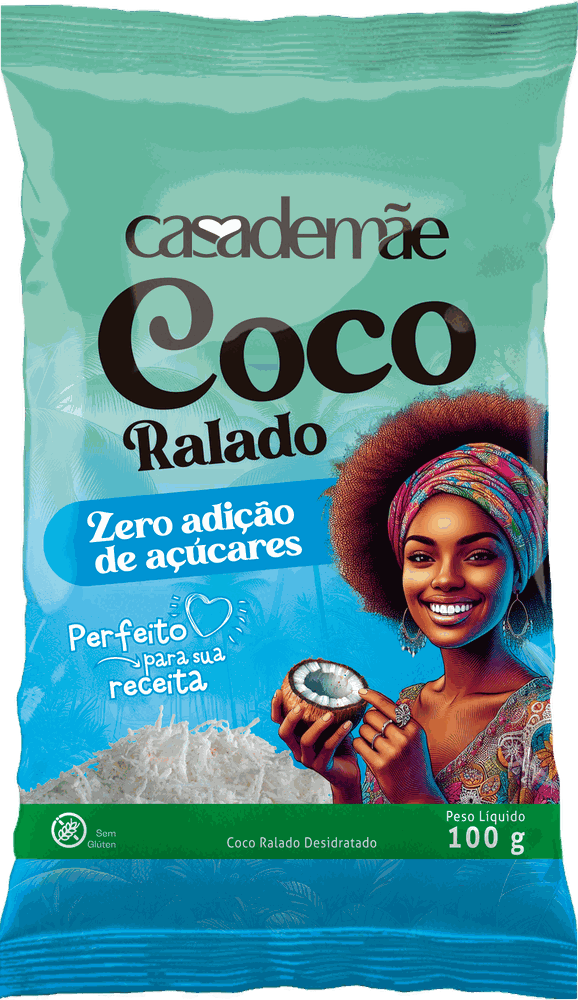 Coco Ralado Zero Açúcar 100g