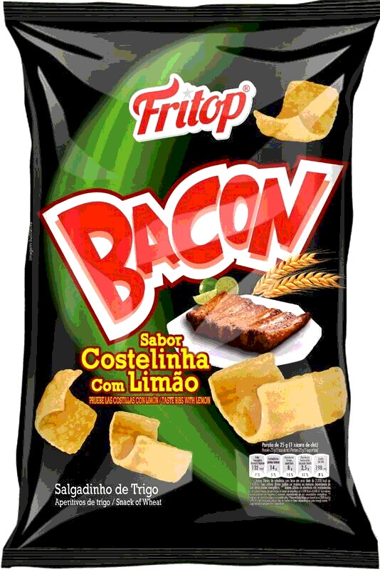 Salgadinho Bacon Costelinha com Limão 40g