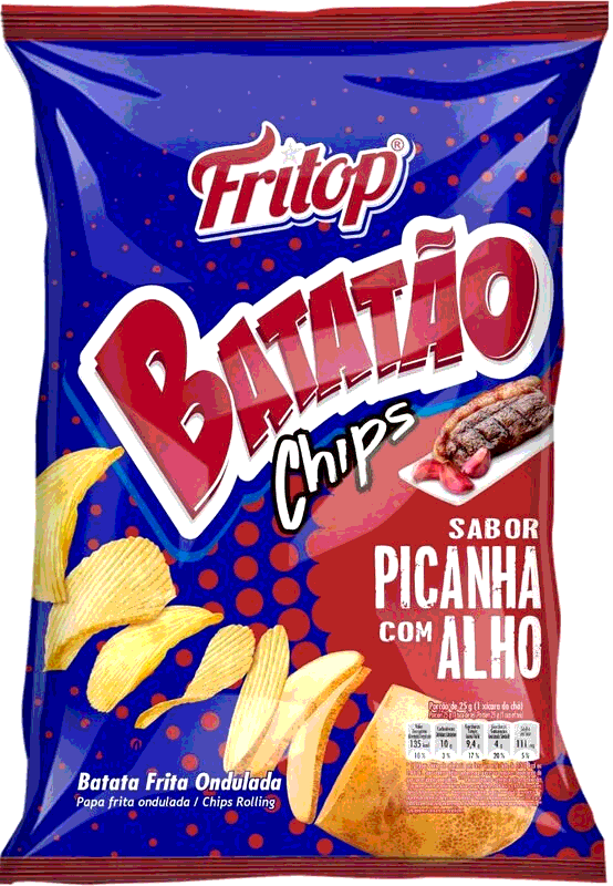 Batatão Chips Picanha com Alho