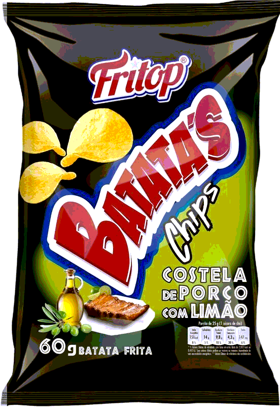 Batata's Chips Costela de Porco com Limão 60g