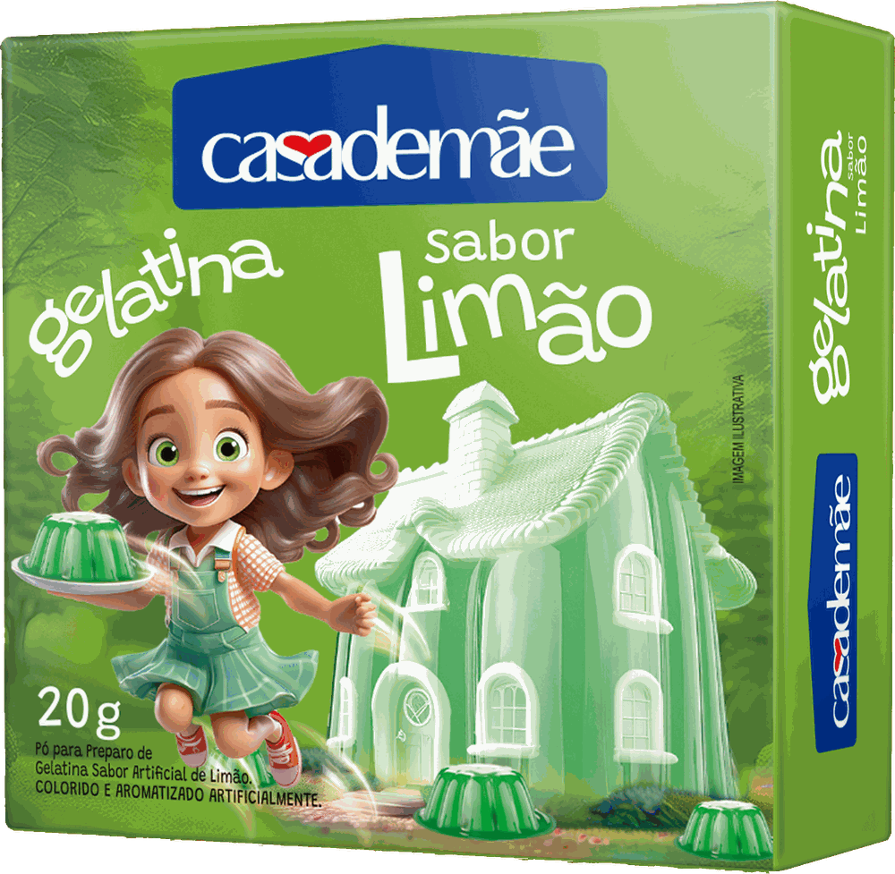Gelatina Limão 20g