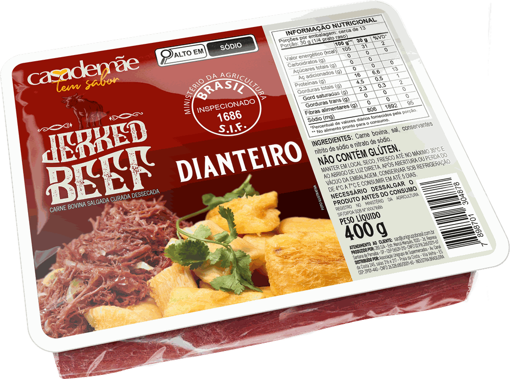 Jerked Beef Dianteiro 400g
