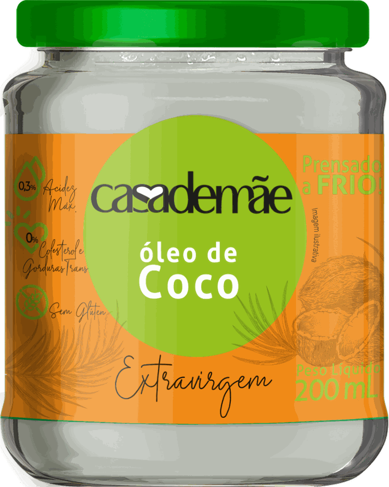 Óleo de Coco Extravirgem 200ml