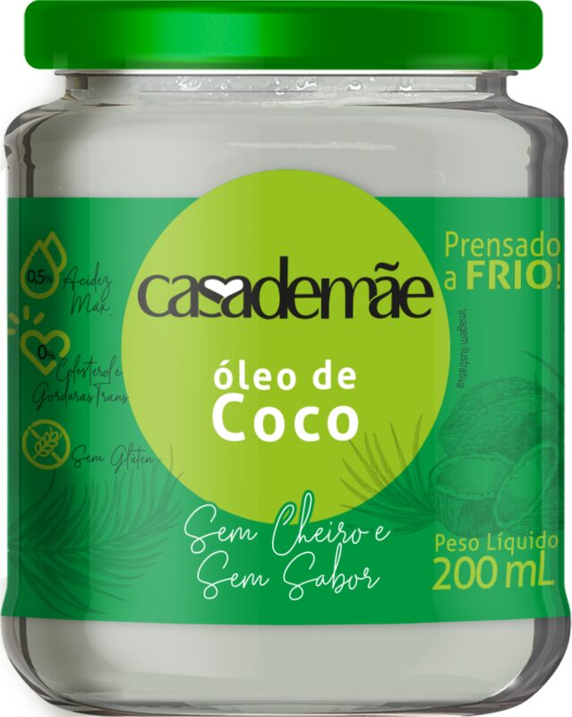 Óleo de Coco Sem Cheiro 200ml