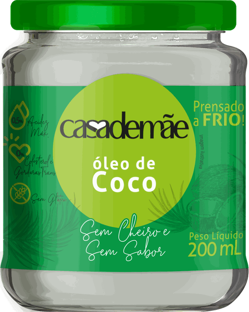 Óleo de Coco Sem Cheiro 200ml