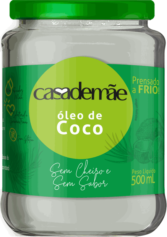 Óleo de Coco Sem Cheiro 500ml