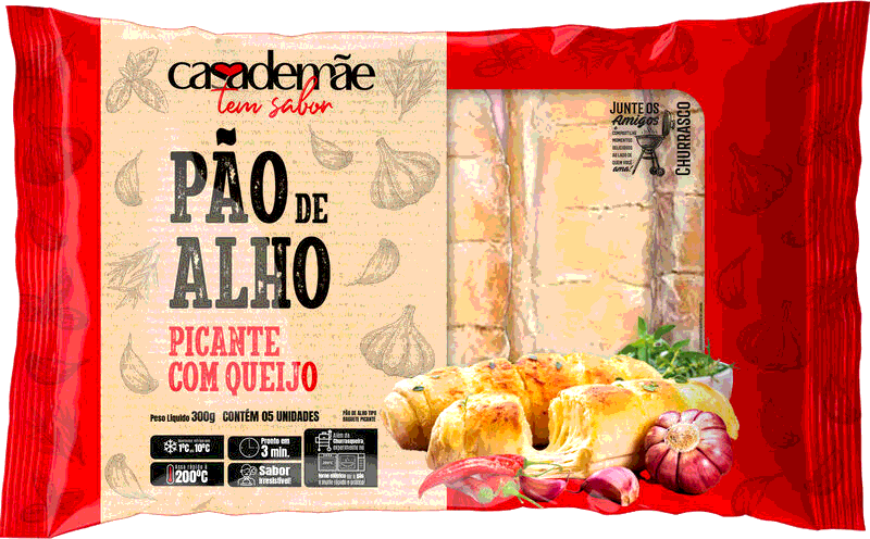 Pão de Alho Picante