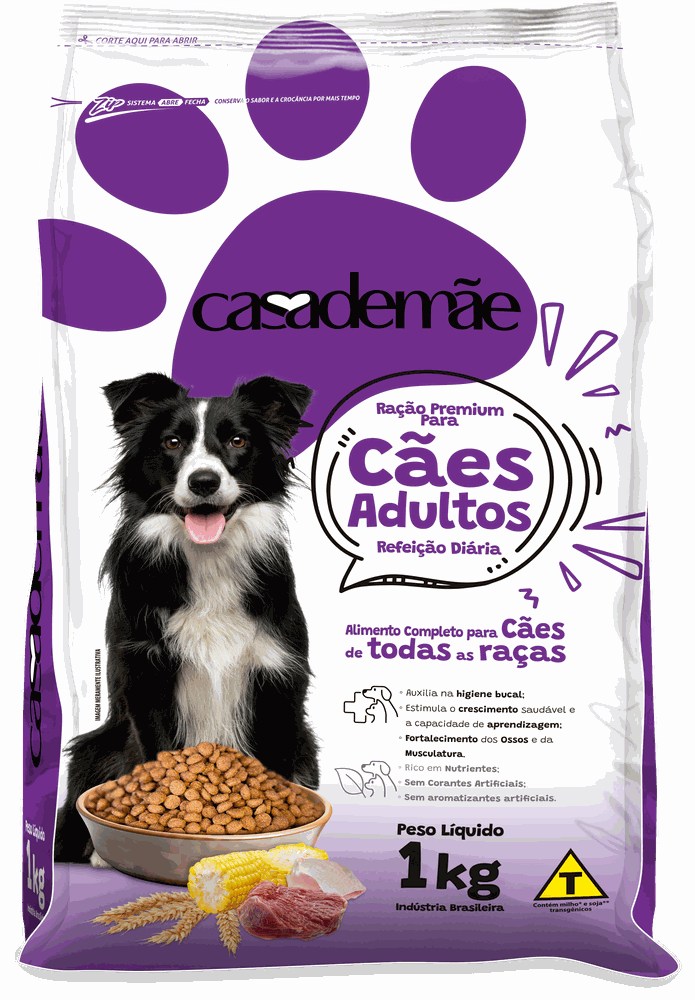 Ração Cães Adultos 1kg