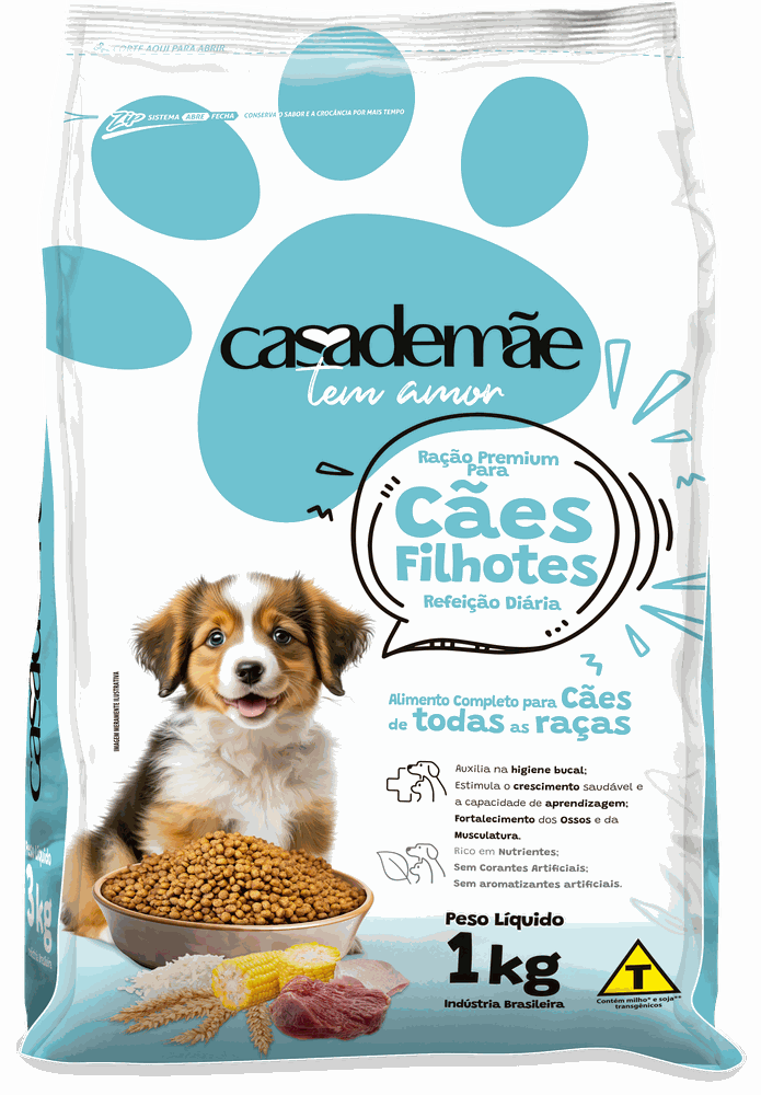 Ração Cães Filhotes 1kg