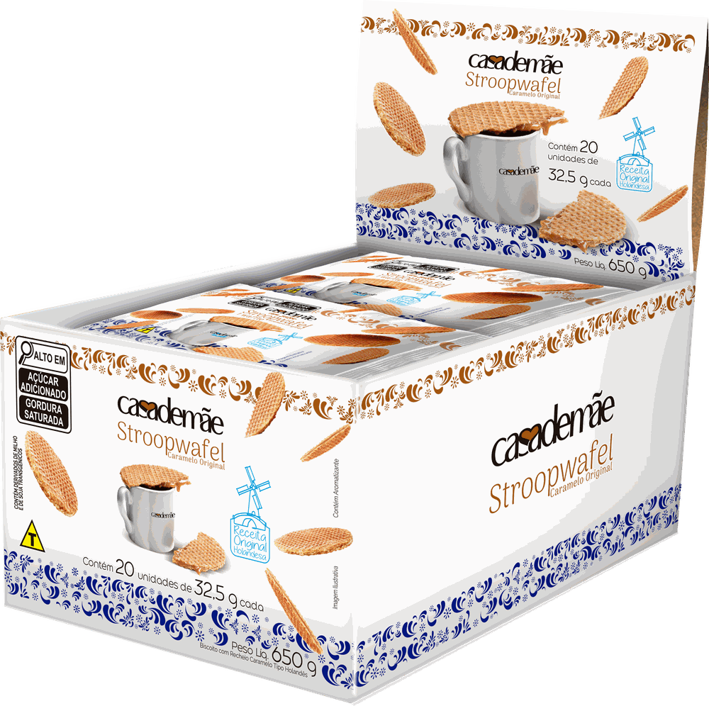Stroopwafel Display 650g